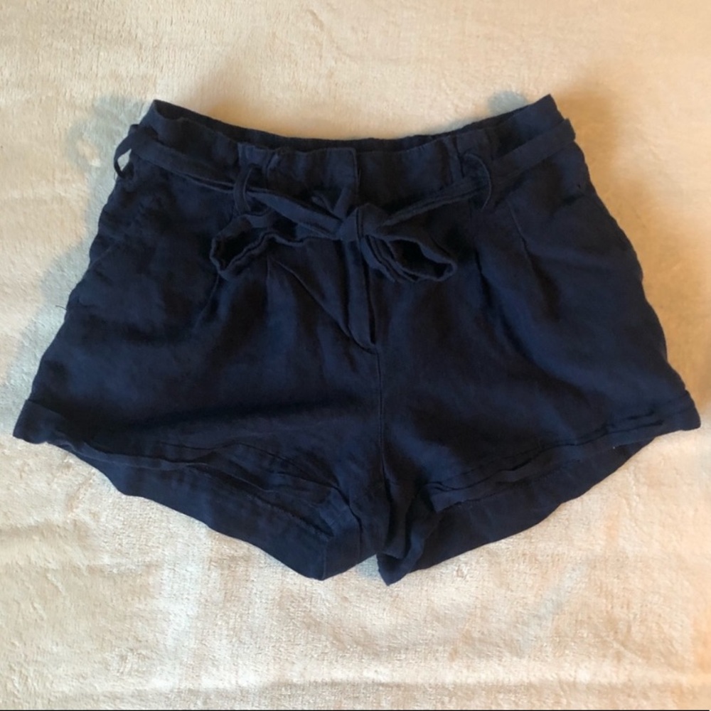 Paper Bag Shorts With Tie